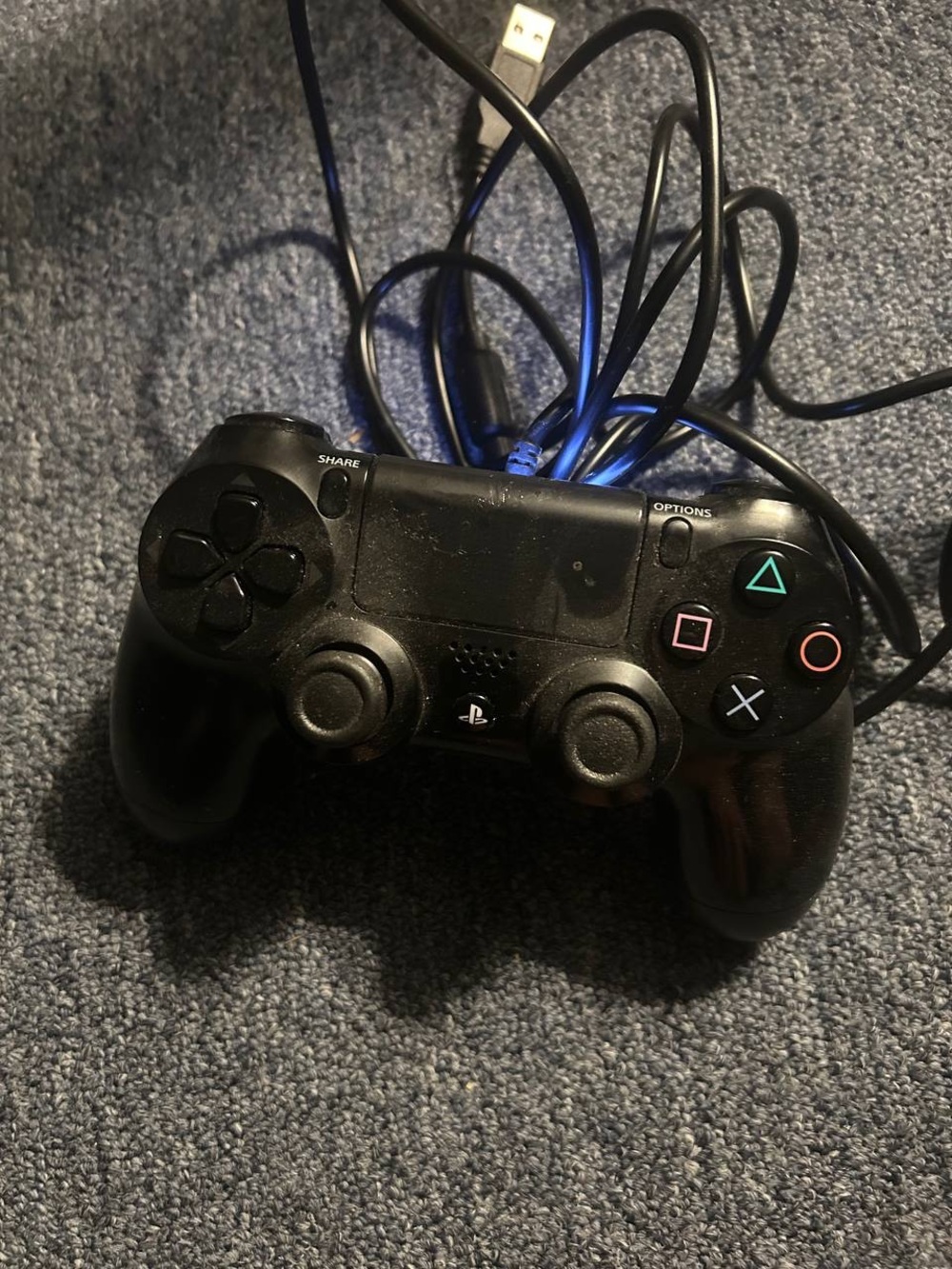 Sony Black Wired DualShock-Style PlayStation Controller